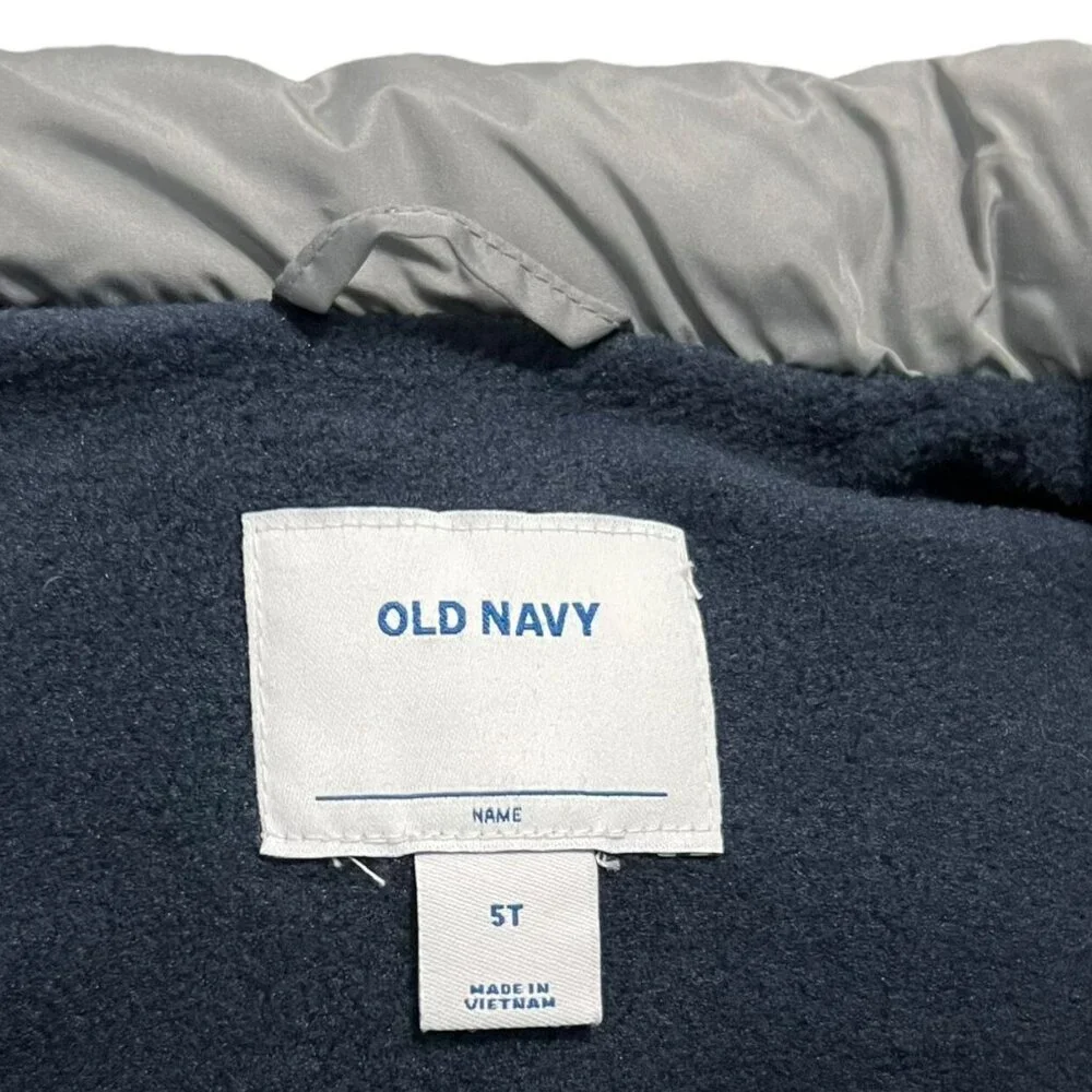 Old Navy 5T Colorblock Puffer Vest